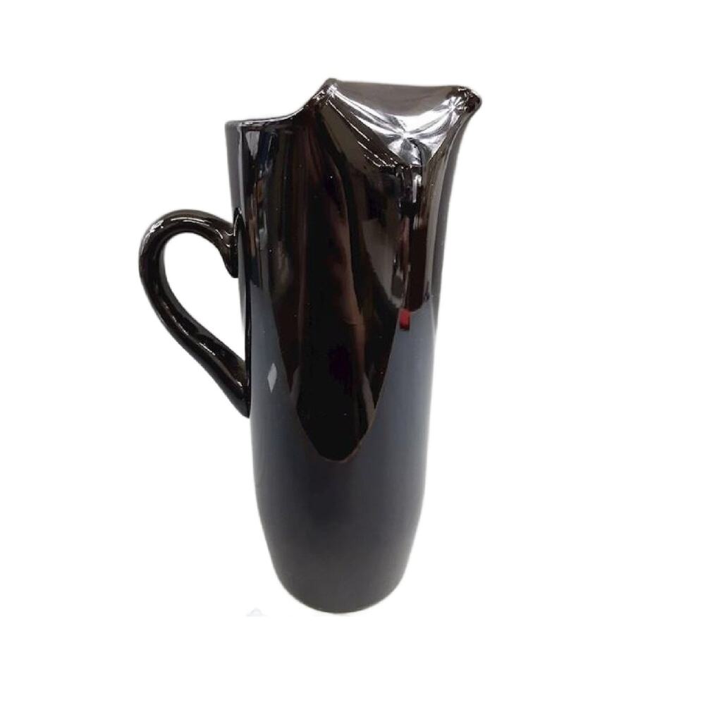 Amethyst Art Glass Pinched Spout Water Pitcher Carafe
